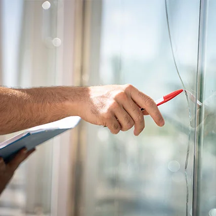 broken glass repair in Jacksonville Beach, FL